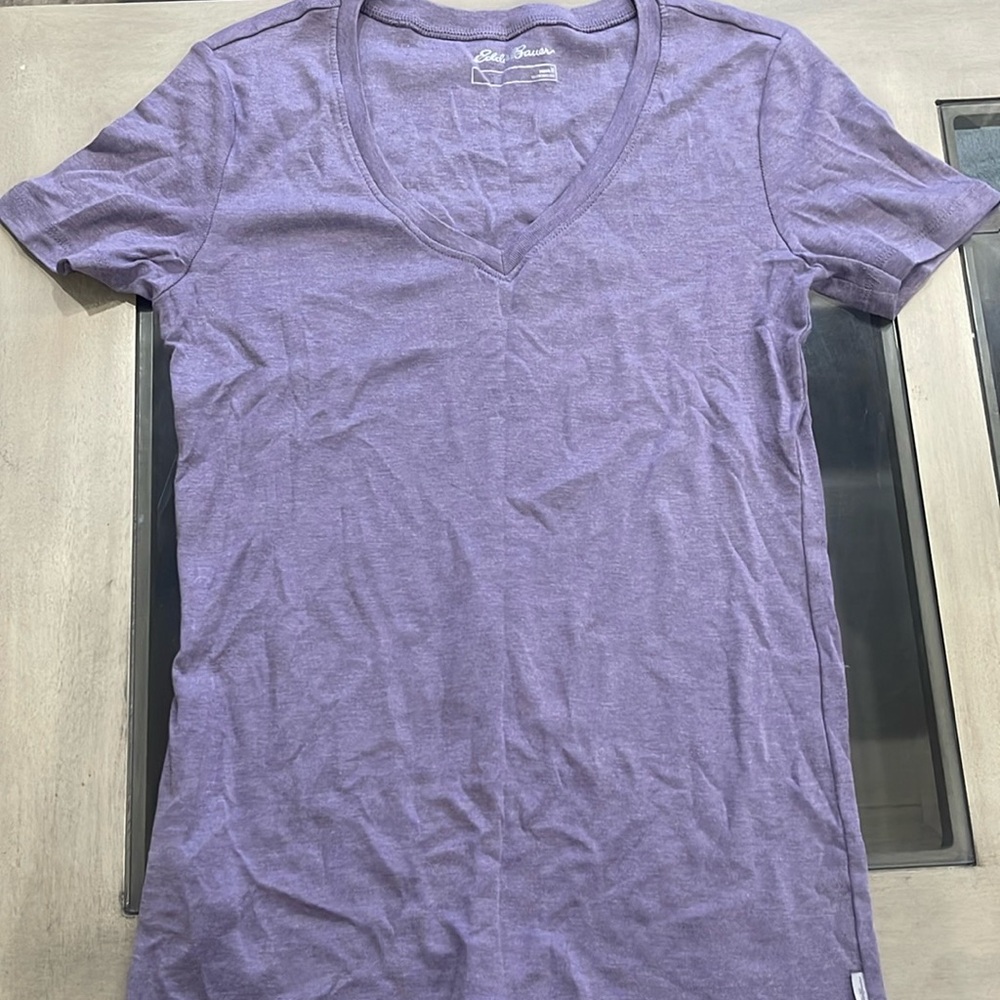 Women’s Short Sleeve Purple Skirt